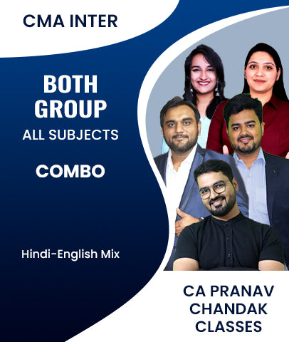 CMA Inter Both Group All Subjects Combo Full Course By CA Pranav Chandak Classes - Zeroinfy