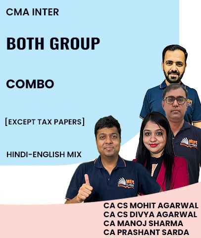 CMA Inter Both Group Combo Except Tax Papers 2022 Syllabus By MEPL Classes - Zeroinfy