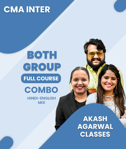 CMA Inter Both Group Full Course Combo By Akash Agarwal Classes - Zeroinfy