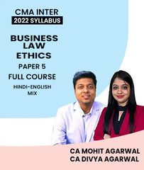 CMA Inter Business Law and Ethics Full Course Paper 5 2022 Syllabus By MEPL Classes CA Mohit Agarwal and CA Divya Agarwal - Zeroinfy