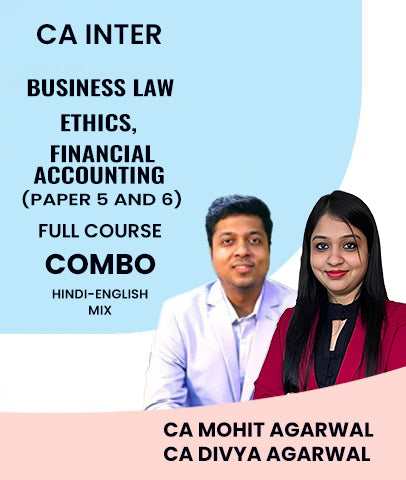 CMA Inter Business Law and Ethics, and Financial Accounting Full Course Combo (Paper 5 & 6) By MEPL Classes CA Mohit Agarwal CA Divya Agarwal - Zeroinfy