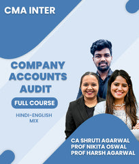 CMA Inter Company Accounts and Audit Full Course By Shruti Nikita Oswal and Harsh Agarwal - Zeroinfy