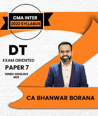CMA Inter Direct Tax Exam Oriented Batch Paper 7 2022 Syllabus By CA Bhanwar Borana - Zeroinfy