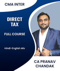 CMA Inter Direct Tax Full Course By CA Pranav Chandak - Zeroinfy