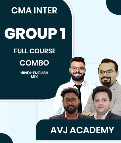 CMA Inter Group 1 Full Course Combo By AVJ Academy