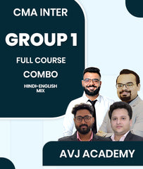 CMA Inter Group 1 Full Course Combo By AVJ Academy
