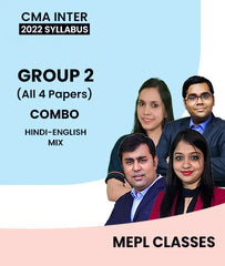 CMA Inter Group 2 All 4 Papers Combo 2022 Syllabus By MEPL Classes