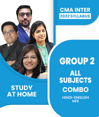 CMA Inter Group 2 All Subjects Combo 2022 Syllabus By Study At Home - Zeroinfy
