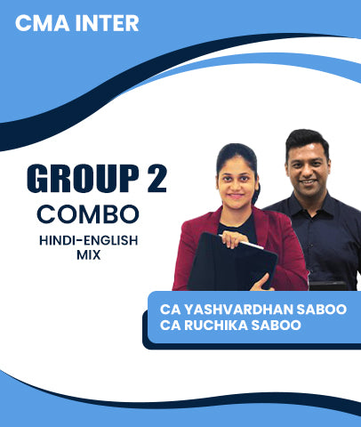 CMA Inter Group 2 Combo By CA Yashvardhan Saboo and CA Ruchika Saboo - Zeroinfy