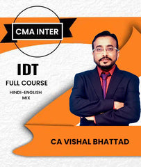CMA Inter IDT Full Course Video Lectures By CA Vishal Bhattad - Zeroinfy