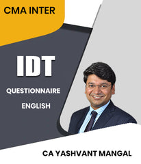 CMA Inter IDT Questionnaire By CA Yashvant Mangal