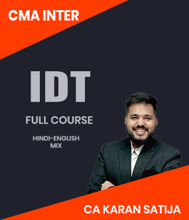 CMA Inter Indirect Tax Full Course By CA Karan Satija