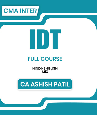 CMA Inter Indirect Taxation Full Course By CA Ashish Patil