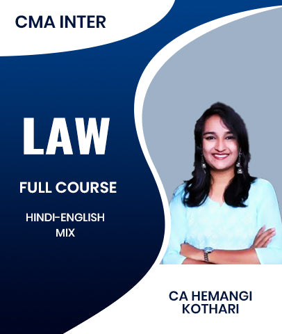 CMA Inter Law Full Course By CA Hemangi Kothari