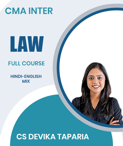 CMA Inter Law Full Course By CS Devika Taparia