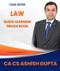CMA Inter Law Quick Learning Tricks (QTL) Book By CA Ashish Gupta - Zeroinfy