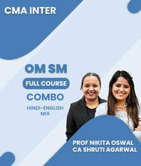CMA Inter OM SM Full Course Combo By Nikita Oswal and Shruti Agarwal - Zeroinfy