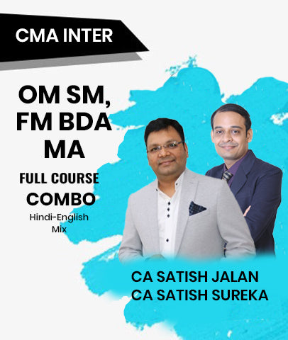 CMA Inter OM SM, FM BDA and MA Full Course Combo By CA Satish Jalan and CA Satish Sureka
-Zeroinfy