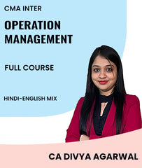 CMA Inter Operation Management Full Course By MEPL Classes CA Divya Agarwal - Zeroinfy