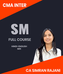 CMA Inter SM Full Course By CA Simran Rajani