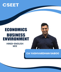 CSEET Economics and Business Environment By CA Yashvardhan Saboo - Zeroinfy