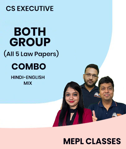CS Executive Both Group All 5 Law Papers Combo By MEPL Classes