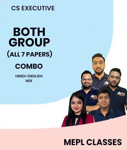 CS Executive Both Group All 7 Papers Combo By MEPL Classes