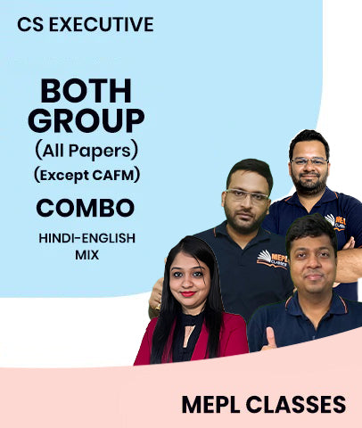 CS Executive Both Group All Papers Combo (Except CAFM) By MEPL Classes