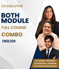 CS Executive Both Module Full Course Combo In English By CS Zubair Jahangir, CS Sameena Jahangir and CS Fatema Kagalwala - Zeroinfy