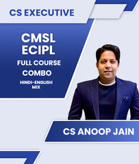 CS Executive CMSL and ECIPL Full Course Combo By CS Anoop Jain