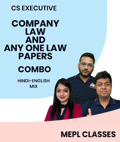 CS Executive Company Law and Any One Law Papers Combo By MEPL Classes