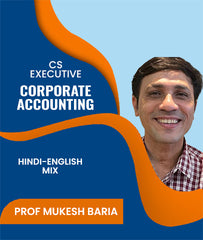 CS Executive Corporate Accounting By J.K.Shah Classes - Prof Mukesh Baria - Zeroinfy