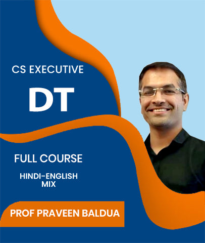 CS Executive Direct Tax  Full Course By J.K.Shah Classes - Prof Praveen Baldua