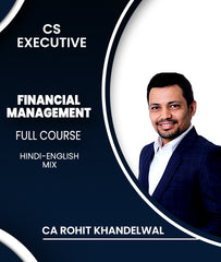 CS Executive Financial Management Full Course By CA Rohit Khandelwal - Zeroinfy