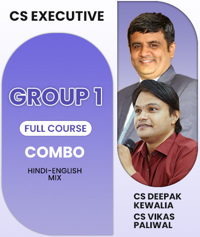 CS Executive Group 1 Full Course Combo By CS Deepak Kewalia and CS Vikas Paliwal - Zeroinfy