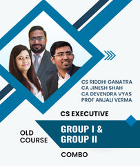 CS Executive Group 1 and Group 2 Combo (Old Course) By Rahul Malkan Classes - Zeroinfy