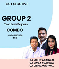 CS Executive Group 2 Two Law Papers Combo By MEPL Classes CA Mohit Agarwal, CA Divya Agarwal and CA Dipak Agarwal