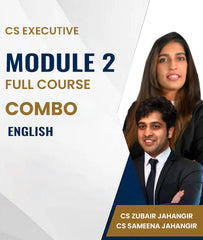 CS Executive Module 2 Full Course Combo In English By CS Zubair Jahangir and CS Sameena Jahangir - Zeroinfy