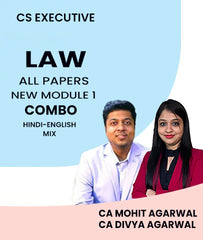 CS Executive New Module 1 All Law Papers Combo By MEPL Classes CA Mohit Agarwal and CA Divya Agarwal - Zeroinfy