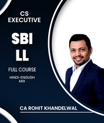 CS Executive SBI and LL Full Course By CA Rohit Khandelwal - Zeroinfy