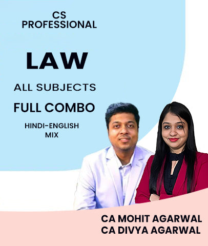 CS Professional All Law Subjects Full Combo By MEPL Classes CA Mohit Agarwal and CA Divya Agarwal - Zeroinfy