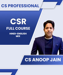 CS Professional CSR Full Course By CS Anoop Jain