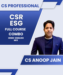 CS Professional CSR and ESG Full Course Combo By CS Anoop Jain