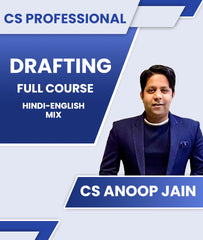 CS Professional Drafting Full Course By CS Anoop Jain