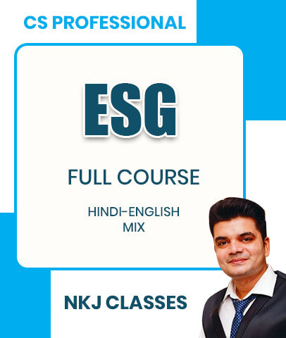 CS Professional ESG Full Course By CS Nitesh Kumar Jaiswal