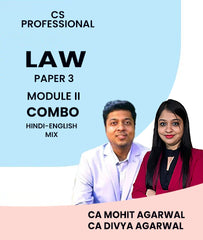 CS Professional Module II 3 Law Papers Combo By MEPL Classes CA Mohit Agarwal and and CA Divya Agarwal - Zeroinfy
