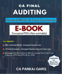 CA Final Audit MCQ Book By CA Pankaj Garg