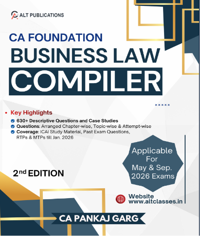 CA Foundation Law Compiler By CA Pankaj Garg