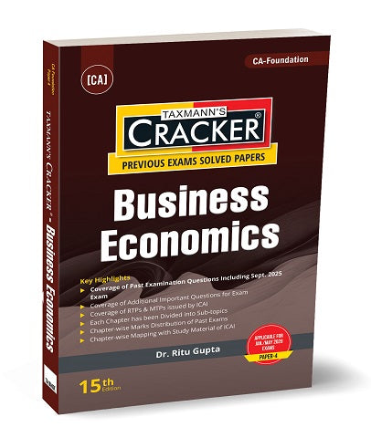 CA Foundation Economics Cracker By Ritu Gupta