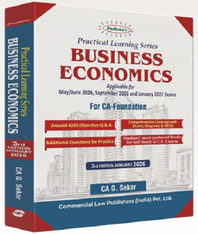 CA Foundation Economics Practical Learning Series By CA G Sekar